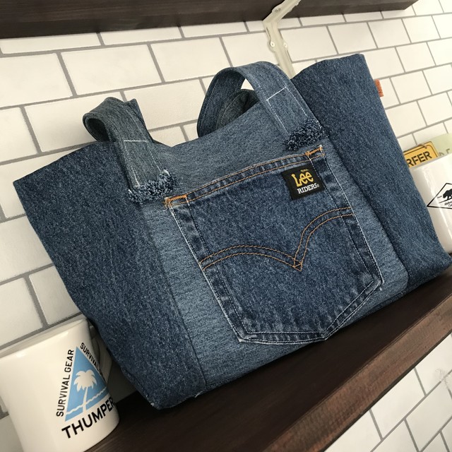 デニムリメイク トートバッグ Yuchin