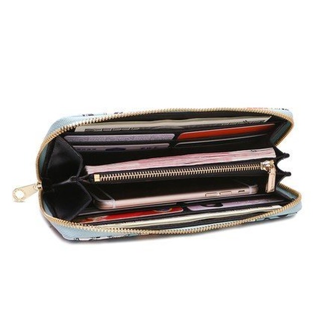 Venuco R04w71 花柄 長財布 レディース Chreey Red 花柄 赤 在庫有り ベヌコ マドリード ブランド財布 Venuco Madrid Japan