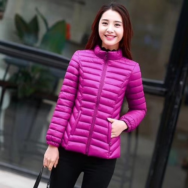 ダウンジャケット ダウンコート ジャンパー レディース 19秋冬 アウター 韓国ファッション スリムフィット 短い 軽い 薄め Initium