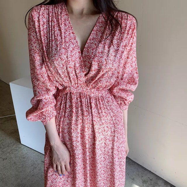 ご予約 21年 春夏 Import 花柄ワンピース ワンピース 春ふんわり ナチュラル J Marmie Vintage Select