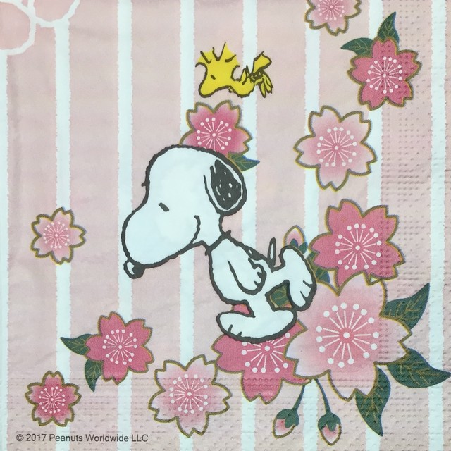 キャラクター Snoopy スヌーピー 北欧ペーパーナプキンpaperletter ペーパーレター