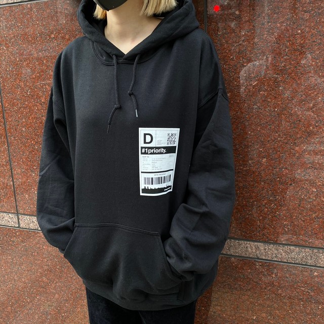 Dreamteam ドリームチーム 1priority Logo Hooded Pullover 1priority ブラック パーカー Brillante ブリランテ