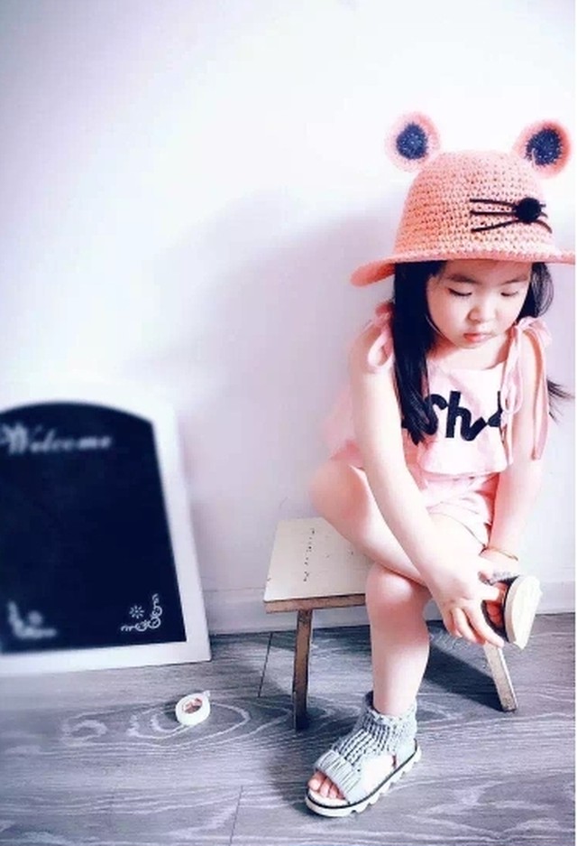 ベビー キッズ 麦わら帽子 ストローハット ねずみ 耳付き アニマル 可愛い おしゃれ お出かけ 旅行 海 プール 春夏秋 ぐるぐる