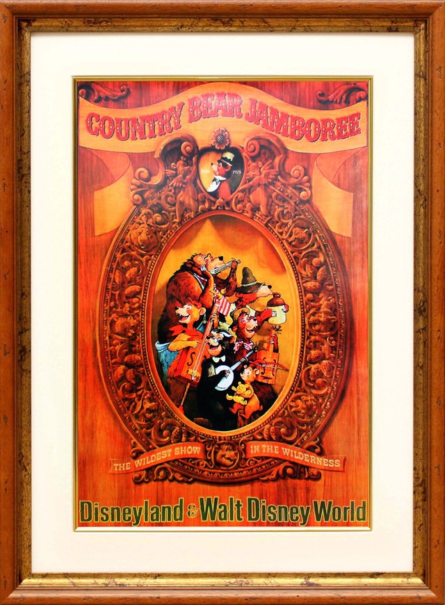 ディズニー テーマパーク ファンタジーランド トード氏のワイルドライド 展示用フック付ポスター ディズニー絵画 ポスター