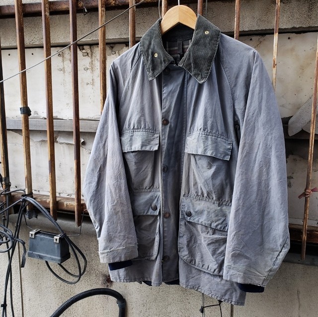 ほぼ新品 希少サイズ 34 90s バブアー ビデイル セージ Barbour bedale