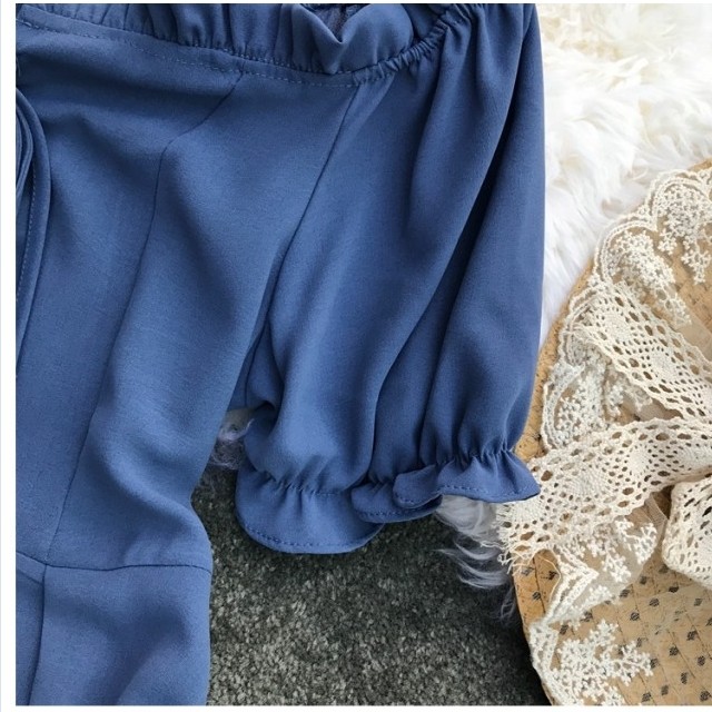 ボートネック ワンピース レディース モテるぽっちゃり服 ボートネック ミモレ丈ワンピース 大きいサイズ シンプル ファッション 淑女 Basecamp49