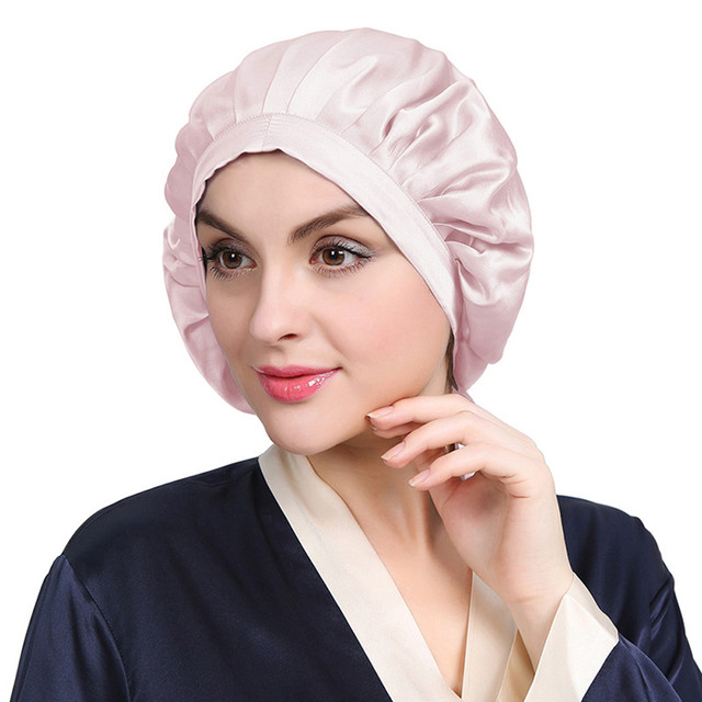 送料無料 シルク用品 シルクキャップ ルク ナイトキャップ 美髪 帽子 ロングヘア用 かわいい 紐付き シンプル 16匁シルク 就寝用帽子 フリーサイズ セレクトショップ Koguma