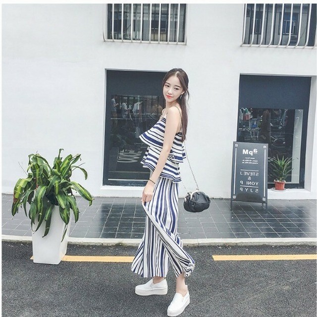 セール30 Off セットアップ レディース 上下セットアップ キャミソール トップス ストライプ 即発送可能 Villa Saintantoine Com