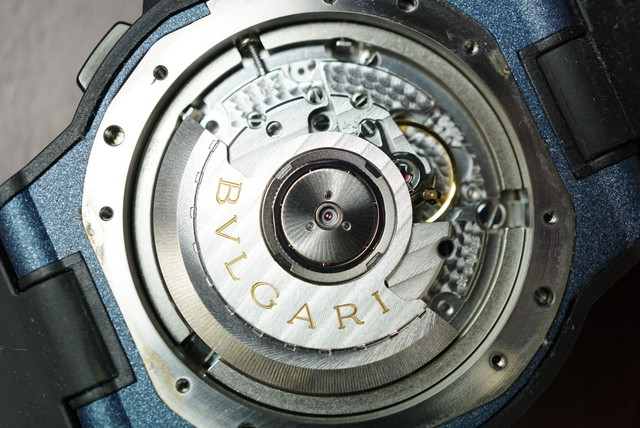 正規店購入品 ブルガリ Bvlgari ディアゴノ マグネシウム Dg42smcch 青文字盤 箱 保証書 64 Watch Factory Vizio