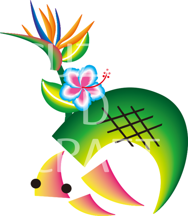 ハワイ花文字 大文字 K Suzuki D Craft