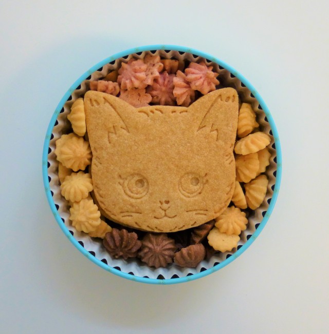 猫ちゃんのクッキー缶 かわいいお菓子 ツインクル