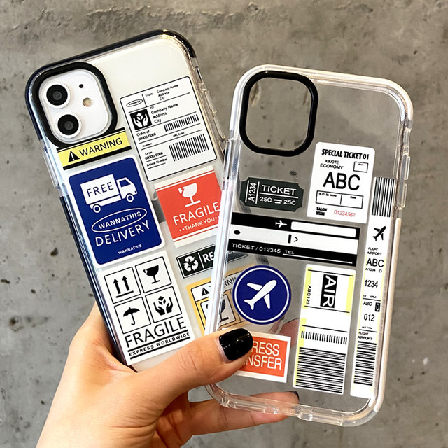 パロディ スマホケース Iphoneケース クリア ラベル 税関込 Jpcasecase 携帯ケース 通販