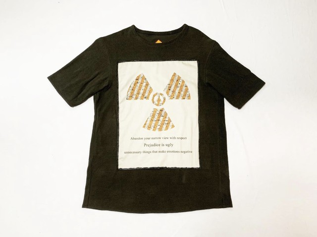 ss 硫化染め綿麻tシャツ Sulfide Dyeing Cotton Linen T Shirts Ink Brown Fury Manual Works Contemporary Official Web Store