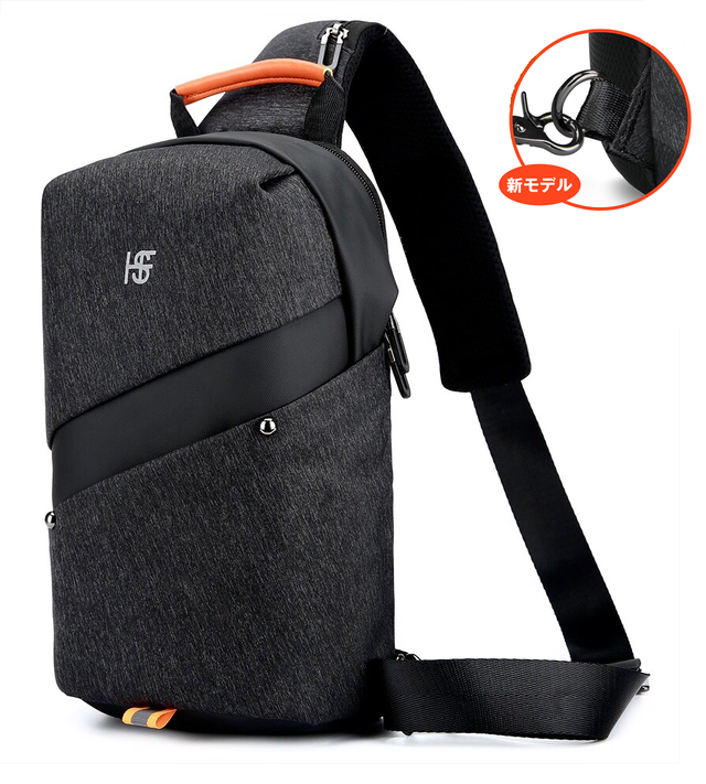 Hafos ボディバッグ メンズ 防水 Mini Ipad収納可能 Hafos