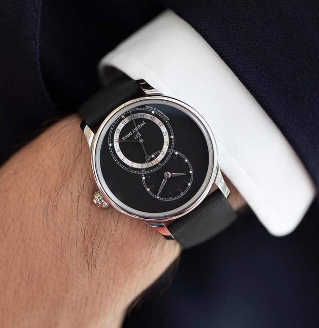 【JAQUET DROZ ジャケ・ドロー】GRANDE SECONDE QUANTIÈME グラン・セコンド カンティエーム(マットブラック)/国内正規品 腕時計