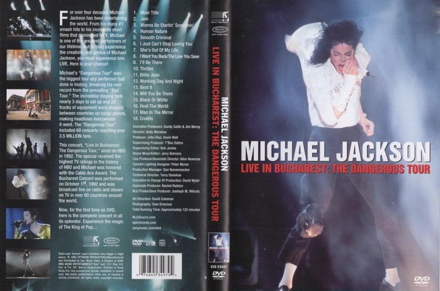 Dvd Michael Jackson Live In Bucharest Compact Disco Asia