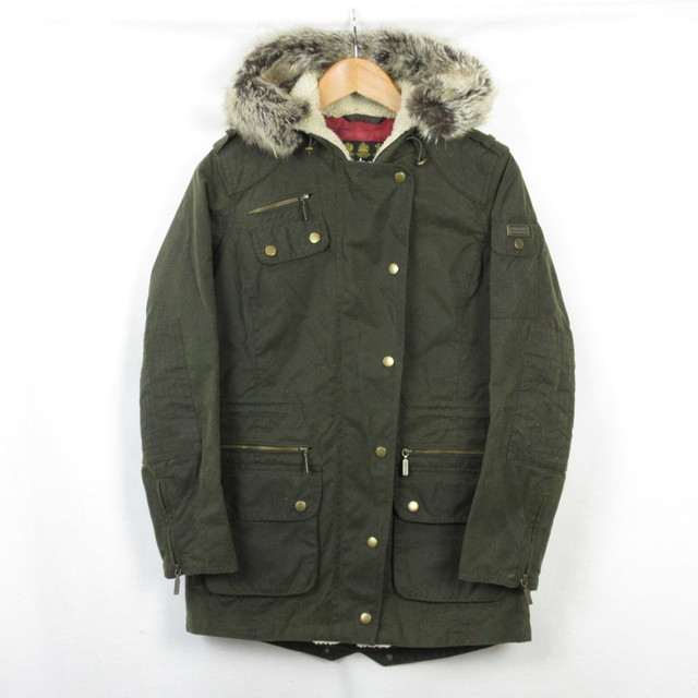 Barbour Camien Parka ワックスドコットン モッズコート Sizeレディース34 バブアー 1104 Used Clothing Store Merest