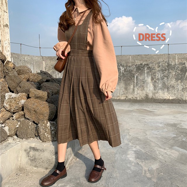 レトロ ヴィンテージ風 クラシカル ワンピース レトロ柄シャツ クラシカルワンピ セットアップ レディース 秋冬 冬 上下セット 上下セット秋冬 T004 Haln1071 胡蝶の夢 レトロ店