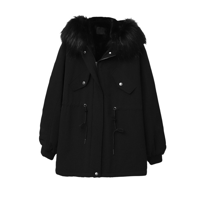 シックなエコファーコート レディースファージャケット ブラック黒 かっこいい 秋冬通販 デート モード系 ジップ アウター 91 Idear