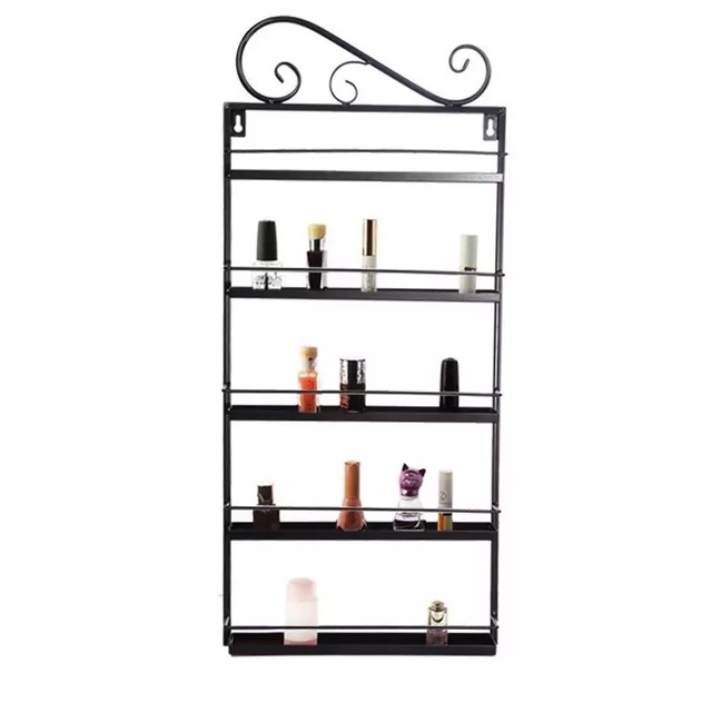 金属製 ネイルポリッシュ ディスプレイラック 壁掛け マニキュア 小物などディスプレイ棚 ウォールマウント Grow Market こだわりのインテリア ベビー服 入荷遅延の可能性あり お急ぎ発送