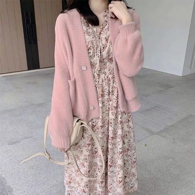 カーディガン ワンピース Amboise アンボワーズ