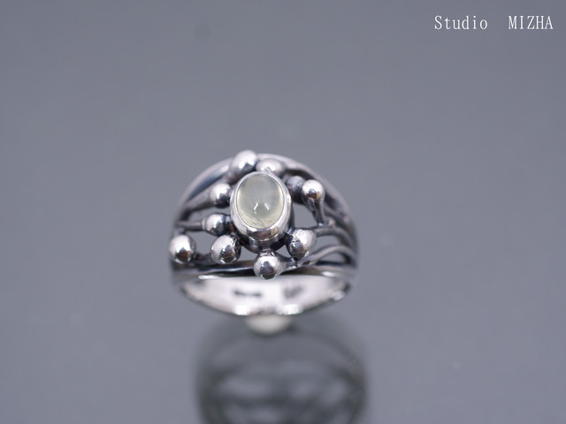 萌芽のリング(金工の指飾りmr21209)