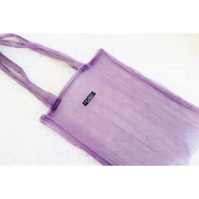 【ToteBag】ギャザーオーガンジー/purple.