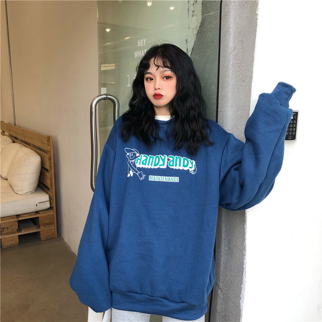 大きいサイズ レディース トップス 春 秋 冬 トレーナー ゆったり プリントロゴ ダボダボ 長袖 トレーナー オーバーサイズ シンプル ストリート ユニセックス メンズライク カジュアル お出かけ デート 通勤 通学 学生 キャンパス 旅行 普段着 イエロー ブルー 黄色 青