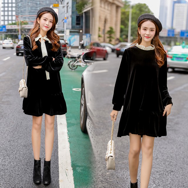 ボウタイ ボウタイワンピース フリル リボン ブラック モテシルエット 可愛い おしゃれ 大人 今どき 通勤通学 流行り 女子会 今っぽい モテコーデ オシャレ 秋冬 秋冬コーデ 女子力 女っぽい 可愛い 秋冬カラー 抜け感 ゆるコーデ 大人カジュアル トレンド ガーリー 通勤