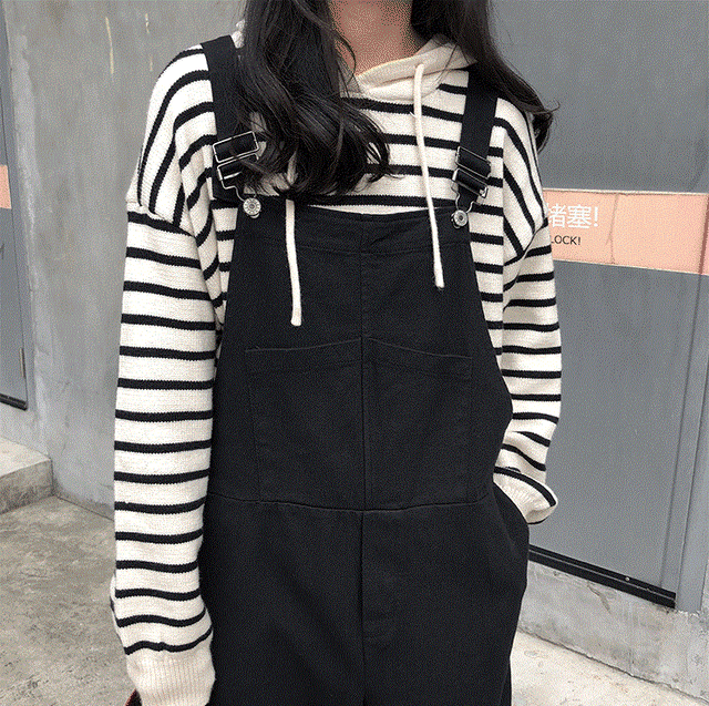 大きいサイズ レディース パンツ 夏秋 カラージーンズ オーバーオール ゆったり 体型カバー シンプル カジュアル おしゃれ 大人可愛い メンズライク カーキ ブラック Hf Haru Foo