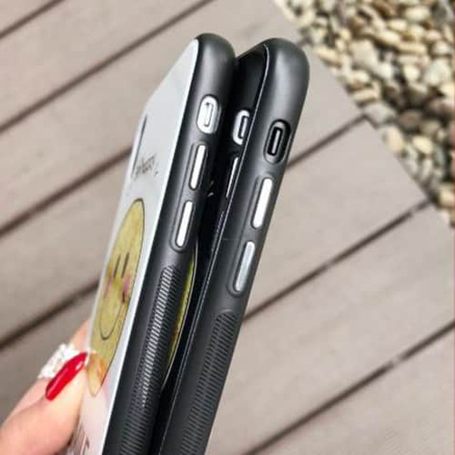 白色 Iphone7 8対応 Iphoneケース スマイリー 鏡面 ブルーミラー 強化ガラス キズ防止 可愛い ニコちゃんマーク Shab134 Unveil
