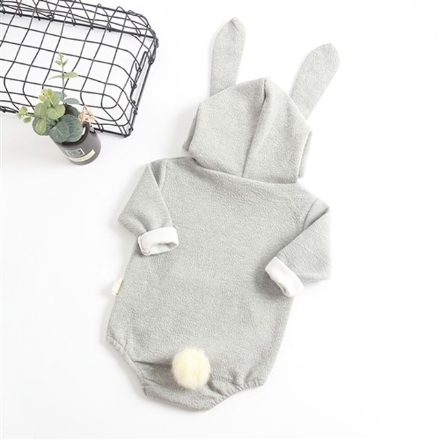 うさ耳フードロンパース U Link ユーリンク