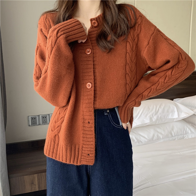 シンプルコーデ ニット カーディガン トップス ゆるだぼ レトロ おしゃれ カジュアル レディース 春 デイリー デート 女子会 Ptnym3615 Shop Suba