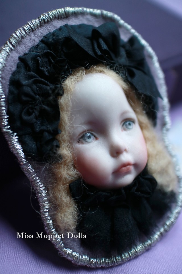 Miss Moppet Dolls ドールフェイス ブローチ 4種 Kiri To Ribbon