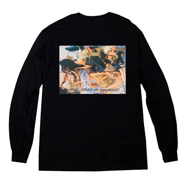 【Cat & Parfum】''Which one do you want?'' Graphic Long Sleeve