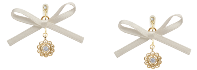 リボンハートピアス 大人可愛い耳元で揺れるピアスのお店links 大人可愛い耳元で揺れるピアスのお店 Links