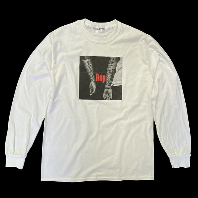 All My Homies Rep Ls Tee White Zorn Official Web Shop