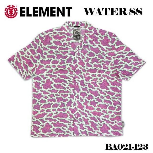 Ba021 123 エレメント ショートスリーブシャツ メンズ 半袖 おしゃれ かっこいい シンプル プレゼント 人気ブランド Element Water Ss Beachdays Okinawa