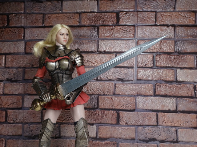 人形写真 大剣を持つブロンド剣士 Doll Picture Blonde Swords Warrior Yumemirutanuki