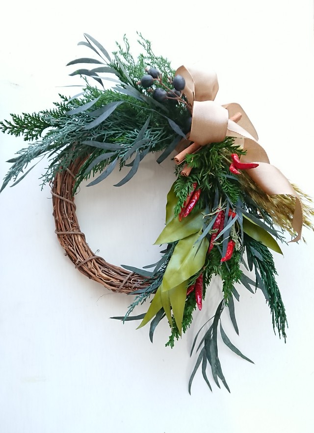 Christmas リーフリース Flowersweet