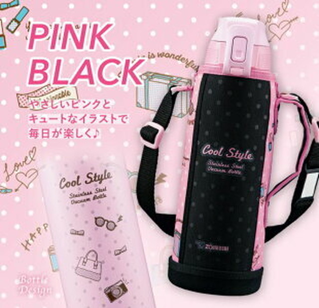 象印 Zojirushi 保冷 ステンレス クールボトル Sd Fa08 Bp ピンクブラック 800ml Tuff Sd Fa08 マグ 子供用 こども用水筒 ジュニア用水筒 Magstainlessbottle Stainlessmag 保温水杯 水筒 不銹鋼真空保温杯 不銹鋼真空悶焼缶 あかりショップ