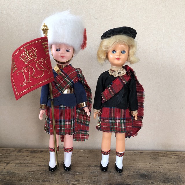 セルロイド人形 スコットランドの民族衣装 Fave