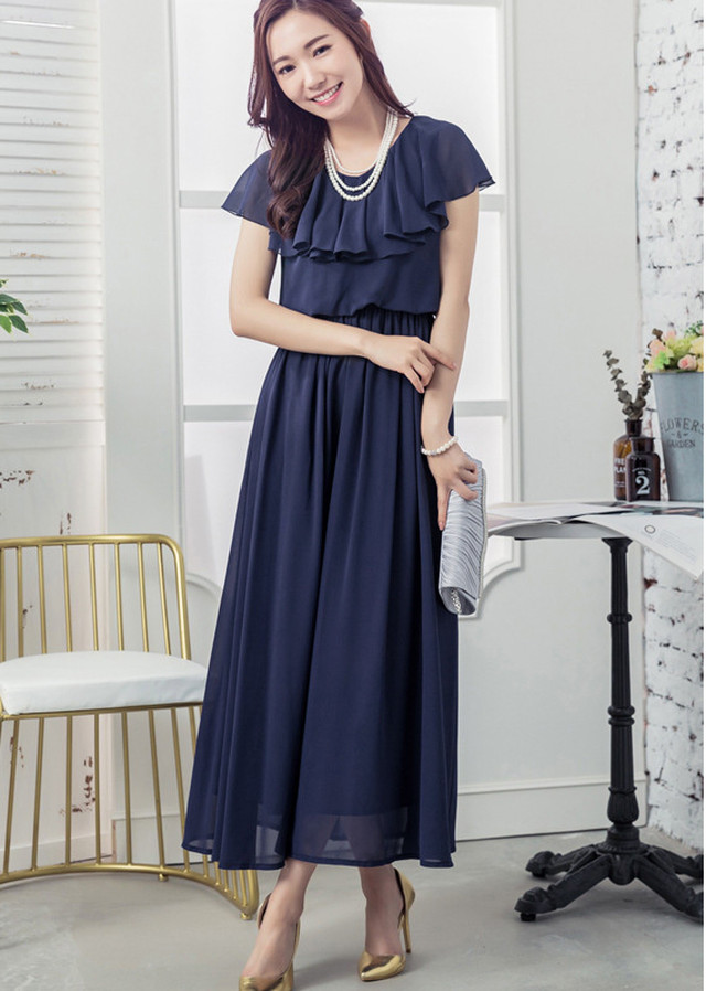 即日配送 送料無料 パーティードレス ドレス ワンピース ロングドレス 袖あり ポンチョスリーブ シフォン お呼ばれドレス 結婚式 二次会 披露宴 謝恩会 パーティ パーティー ブライダル レディース 代 30代 40代 大きいサイズ お呼ばれ Emd0035 442ze パーティー