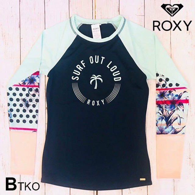 Grjwr ロキシー 水着 レディース ブランド プルオーバー 長袖 ラッシュガード Pop Surf L S Lycra Roxy Beachdays Okinawa