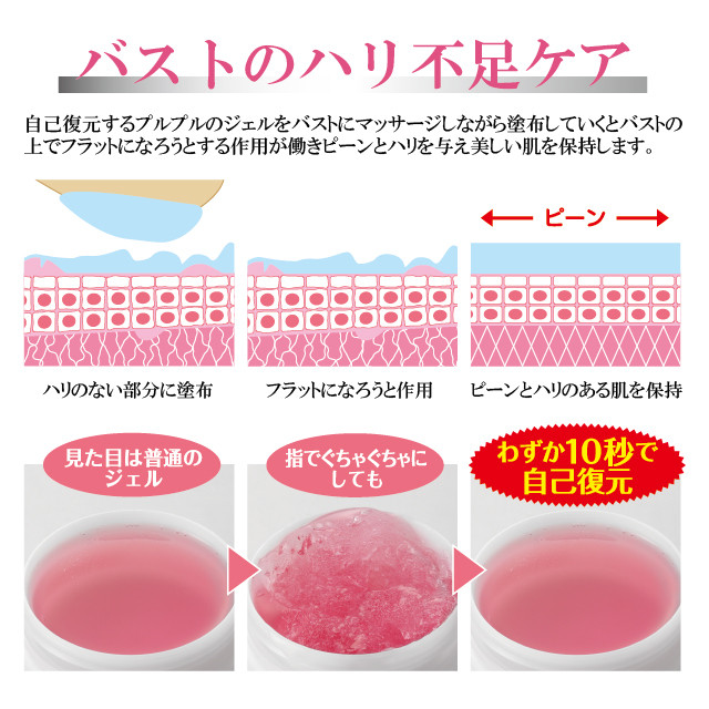 ピンキークイーン B Bust Gel 美バストジェル バスト ハリ ふっくら バスト用ジェル 保湿成分 プエラリア ボルフィリン おしゃれ俱楽部