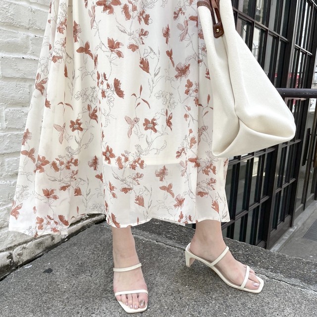 フレアスリーブお上品ワンピース Every Very Niceclaup