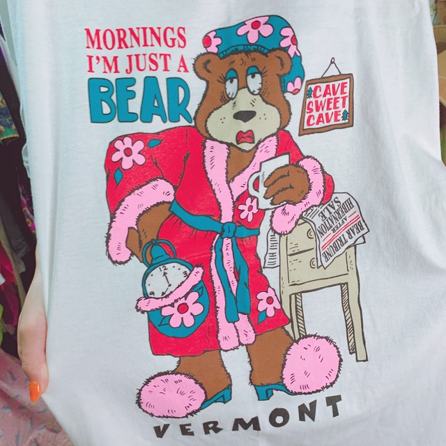ロングtシャツ ワンピース クマ トイラビ 40 トイラビ