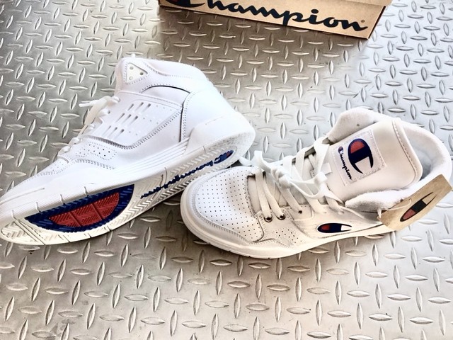 Champion チャンピオン ハイカット スニーカー 日本未入荷 Rochester Og 3on3 白 赤 Exxxa