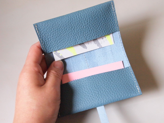 NEW//contan コンタン 名刺入れ / スモーキーブルー