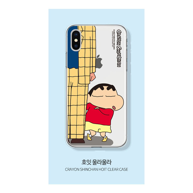 Try Cozy クレヨンしんちゃん しんちゃん 透明 クリア Iphone